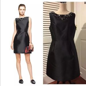 KATE SPADE Black Embellished Open back Dress